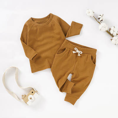 The Waylon Set- 2 Piece in Autumn Leaves Brown