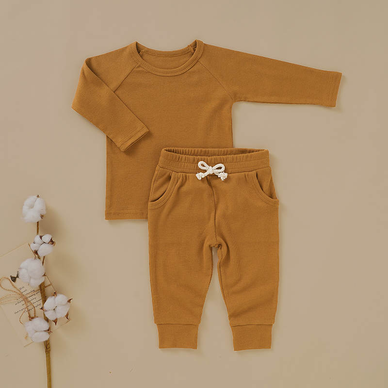 The Waylon Set- 2 Piece in Autumn Leaves Brown